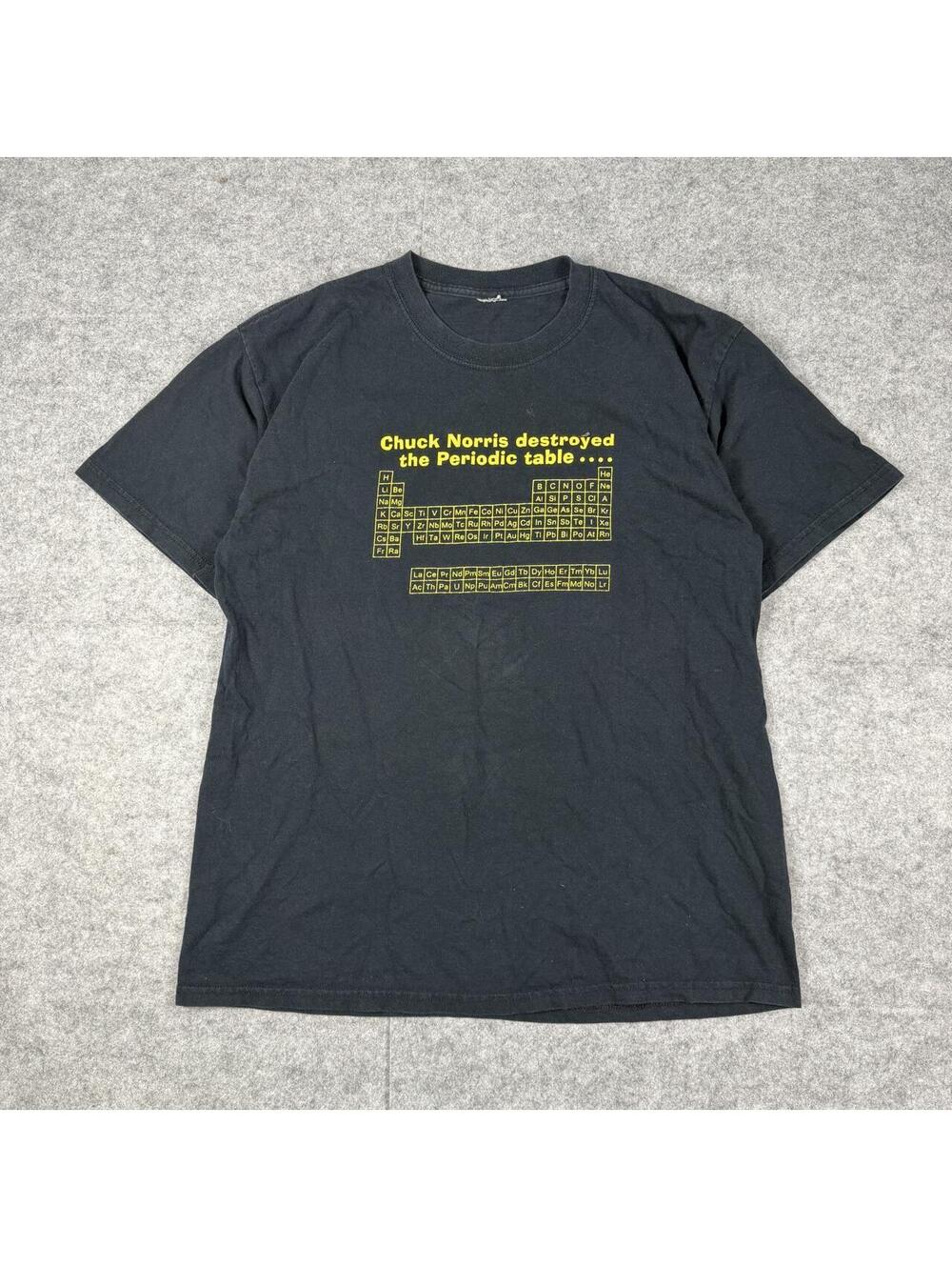 Vintage 00s Chuck Norris Movie Promo Humor Comedy T Shirt Size Large